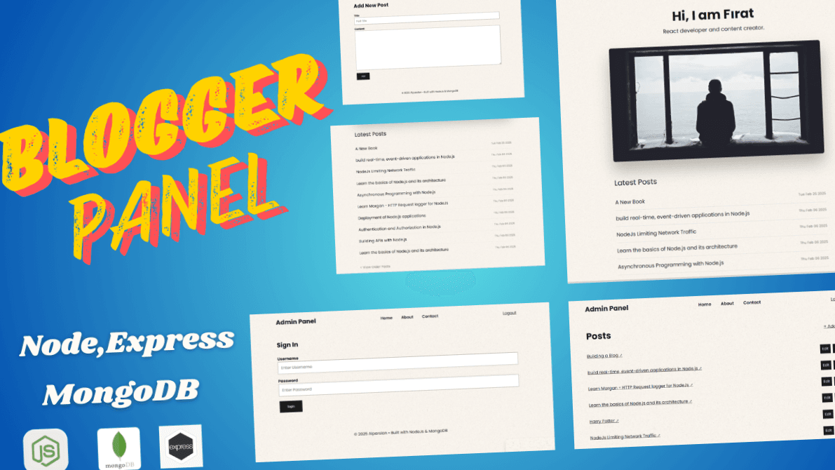 Blog Admin Panel